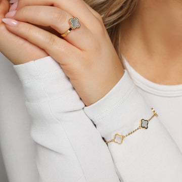 Elegante Perlmutt-Armband für jeden Tag