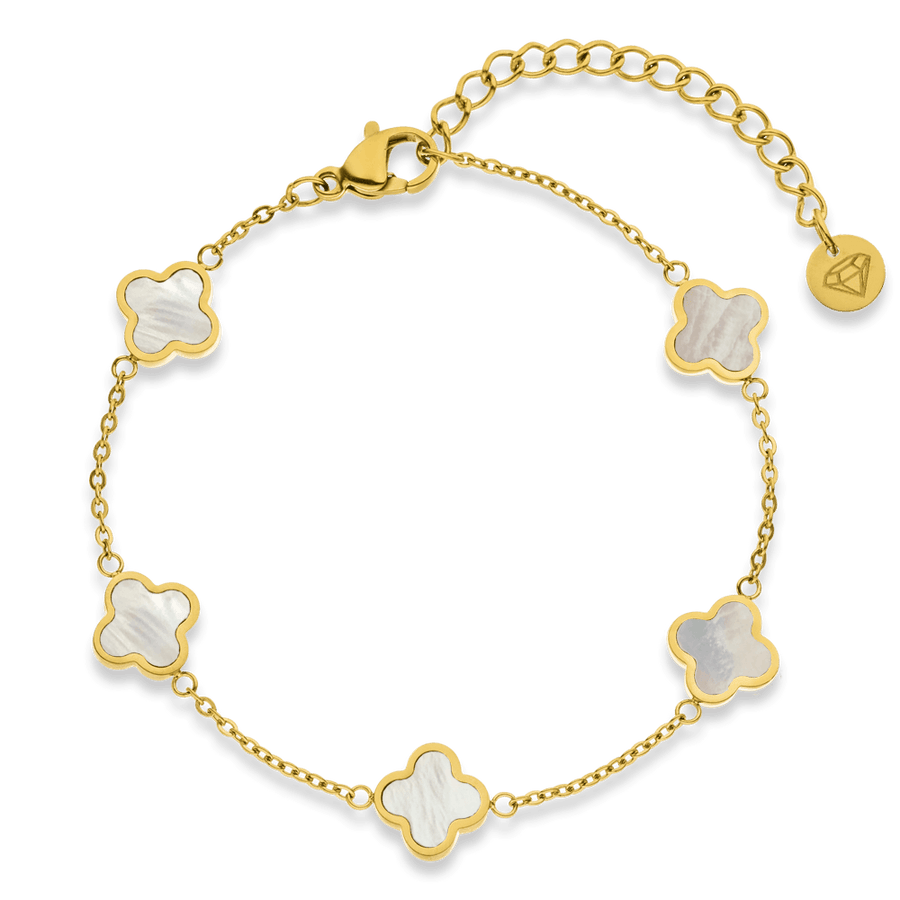 Elegantes Perlmutt-Schmuckset für jeden Tag