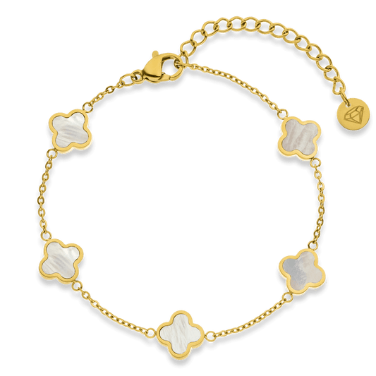 Elegantes Perlmutt-Schmuckset für jeden Tag