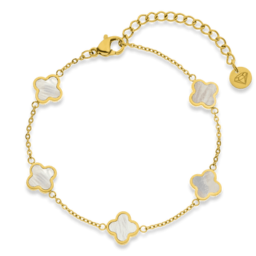 Elegantes Perlmutt-Schmuckset für jeden Tag