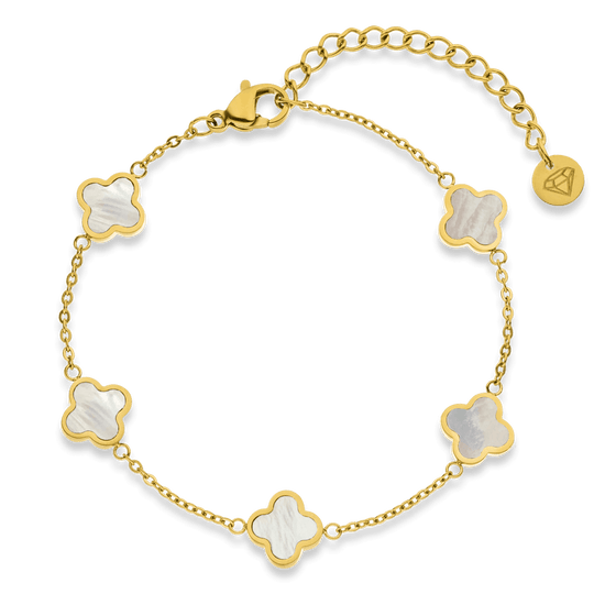 Elegantes Perlmutt-Schmuckset für jeden Tag